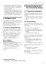 Preview for 11 page of Gaggenau DF270101F Information For Use