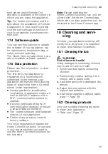 Preview for 45 page of Gaggenau DF270101F Information For Use