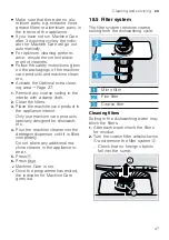 Preview for 47 page of Gaggenau DF270101F Information For Use