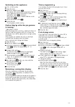 Preview for 13 page of Gaggenau DF460 Operating Instructions Manual