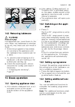 Preview for 39 page of Gaggenau DF480101F Information For Use