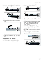 Preview for 27 page of Gaggenau DF480800 User Manual