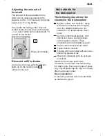 Preview for 7 page of Gaggenau DI 130 AU Operating Instructions Manual