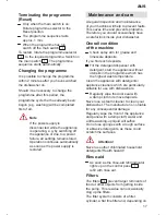 Preview for 17 page of Gaggenau DI 130 AU Operating Instructions Manual