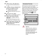 Preview for 22 page of Gaggenau DI 130 AU Operating Instructions Manual