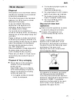 Preview for 25 page of Gaggenau DI 130 AU Operating Instructions Manual