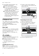 Предварительный просмотр 12 страницы Gaggenau DI264400 User Manual