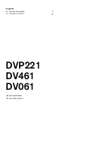 Gaggenau DVP 221 Information For Use preview