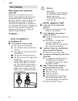 Предварительный просмотр 22 страницы Gaggenau GI 204-160 Operating Instructions Manual