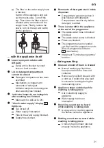 Preview for 21 page of Gaggenau GI 225-145 Operating	 Instruction