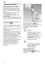 Preview for 6 page of Gaggenau GM 205-11 Operating	 Instruction