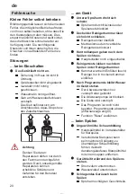 Preview for 20 page of Gaggenau GM 205-11 Operating	 Instruction