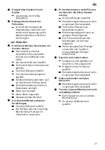 Preview for 21 page of Gaggenau GM 205-11 Operating	 Instruction