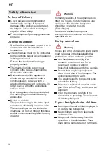 Preview for 26 page of Gaggenau GM 205-11 Operating	 Instruction