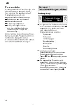 Preview for 18 page of Gaggenau GM 230-110 Operating	 Instruction