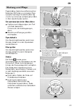 Preview for 23 page of Gaggenau GM 230-110 Operating	 Instruction