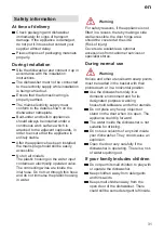 Preview for 31 page of Gaggenau GM 230-110 Operating	 Instruction