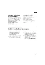 Preview for 17 page of Gaggenau IK 36 251 Series Operating Instructions Manual