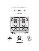 Gaggenau KG 260 CA Operating And Assembly Instructions Manual preview