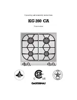 Gaggenau KG260224CA Operating And Assembly Instructions Manual preview
