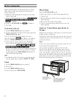 Preview for 8 page of Gaggenau MW 420 620 Use And Care Manual