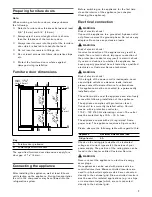 Preview for 7 page of Gaggenau RB 280 Operating Instructions Manual