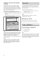 Preview for 12 page of Gaggenau RB 280 Operating Instructions Manual