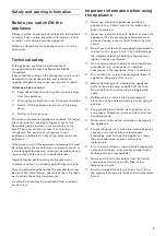 Preview for 3 page of Gaggenau RB 292 Operating Instructions Manual