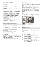 Preview for 9 page of Gaggenau RB 472 Operating Instructions Manual