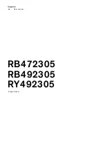 Gaggenau RB472305 User Manual preview