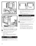 Preview for 16 page of Gaggenau RB491700 Installation Instructions Manual