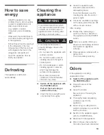 Preview for 19 page of Gaggenau RB491700 Use And Care Manual