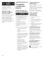 Preview for 72 page of Gaggenau RB491700 Use And Care Manual