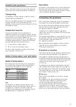 Preview for 5 page of Gaggenau RC 462*AU Instructions For Use Manual