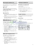 Preview for 9 page of Gaggenau RC 462 Use & Care Manual