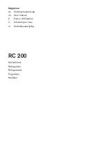 Gaggenau RC200203 User Manual предпросмотр