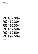 Preview for 1 page of Gaggenau RC472504 User Manual