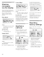 Preview for 16 page of Gaggenau RC4727 series Use & Care Manual