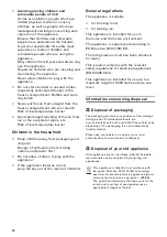 Preview for 20 page of Gaggenau RF 202 Instructions For Use Manual