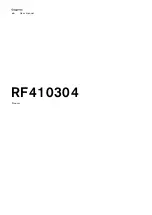 Gaggenau RF410304 User Manual preview