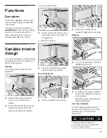 Предварительный просмотр 9 страницы Gaggenau RF4117 Series Use & Care Manual