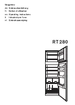 Gaggenau RT 280 Operating Instructions Manual preview