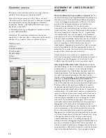 Preview for 16 page of Gaggenau RW 414 Operating Instructions Manual