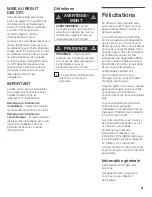 Предварительный просмотр 21 страницы Gaggenau RW4147 Series Use And Care Manual