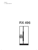 Gaggenau RX 496 Operating Instructions Manual preview