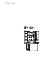 Gaggenau RY 491 Installation Manual preview