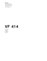 Gaggenau VF 414 Instruction Manual preview