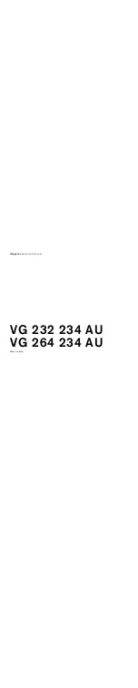 Предварительный просмотр 1 страницы Gaggenau VG 231 234 AU Instruction Manual