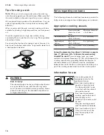 Предварительный просмотр 16 страницы Gaggenau VG 295 220 CA Use And Care Manual