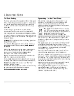 Preview for 4 page of Gaggenau VG 421 Operation, Maintenance And Installation Manual